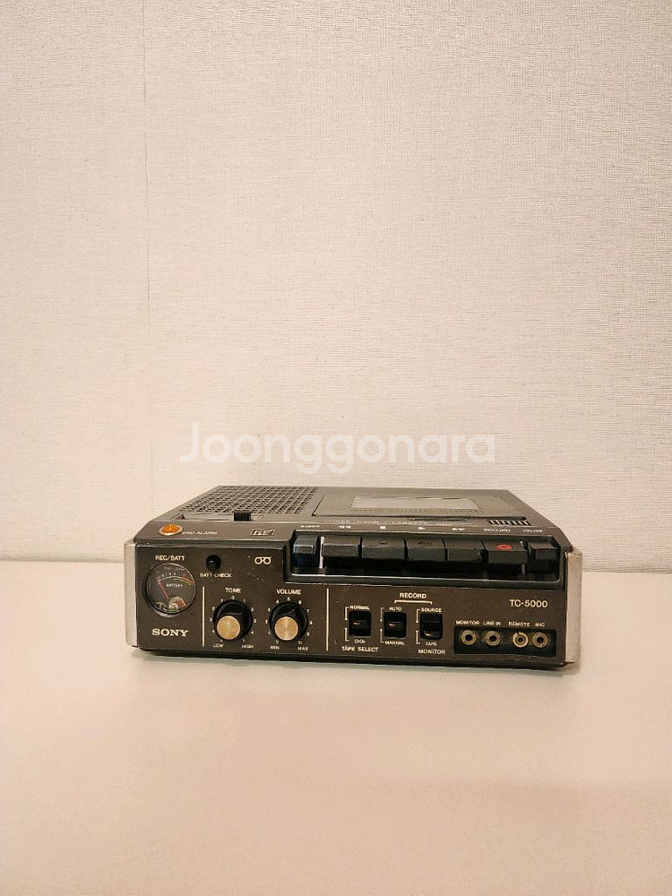70년대 소니 빈티지 카세트 플레이어 TC-5000--2