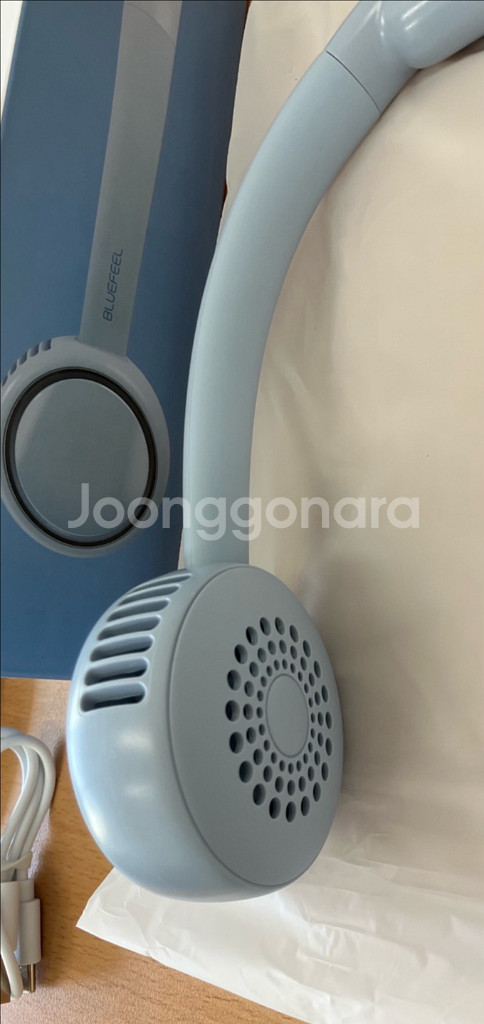 블루필 엣씨 슬림 넥밴드 선풍기 (블루)--2