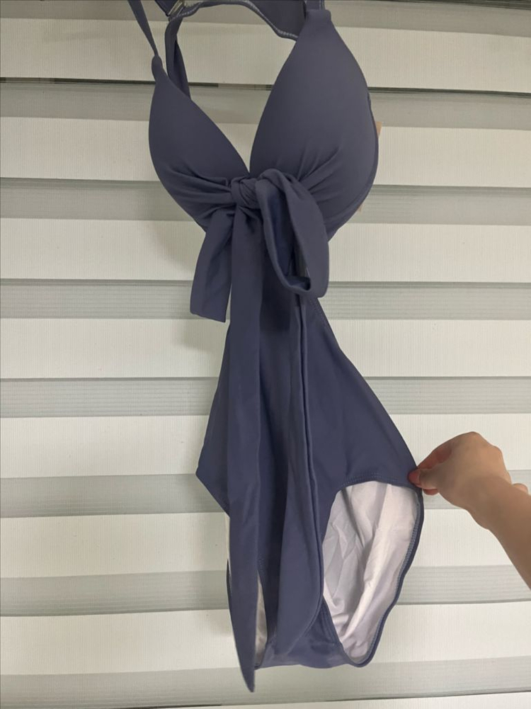 소라색 모노키니 새제품--1