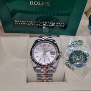 로렉스 데이저스트41mm 썬더스터 플루쥬빌 21년