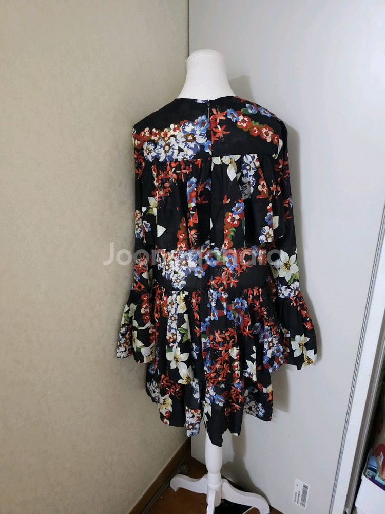 새상품)MSGM 플라워 캉캉 면 원피스 38--5