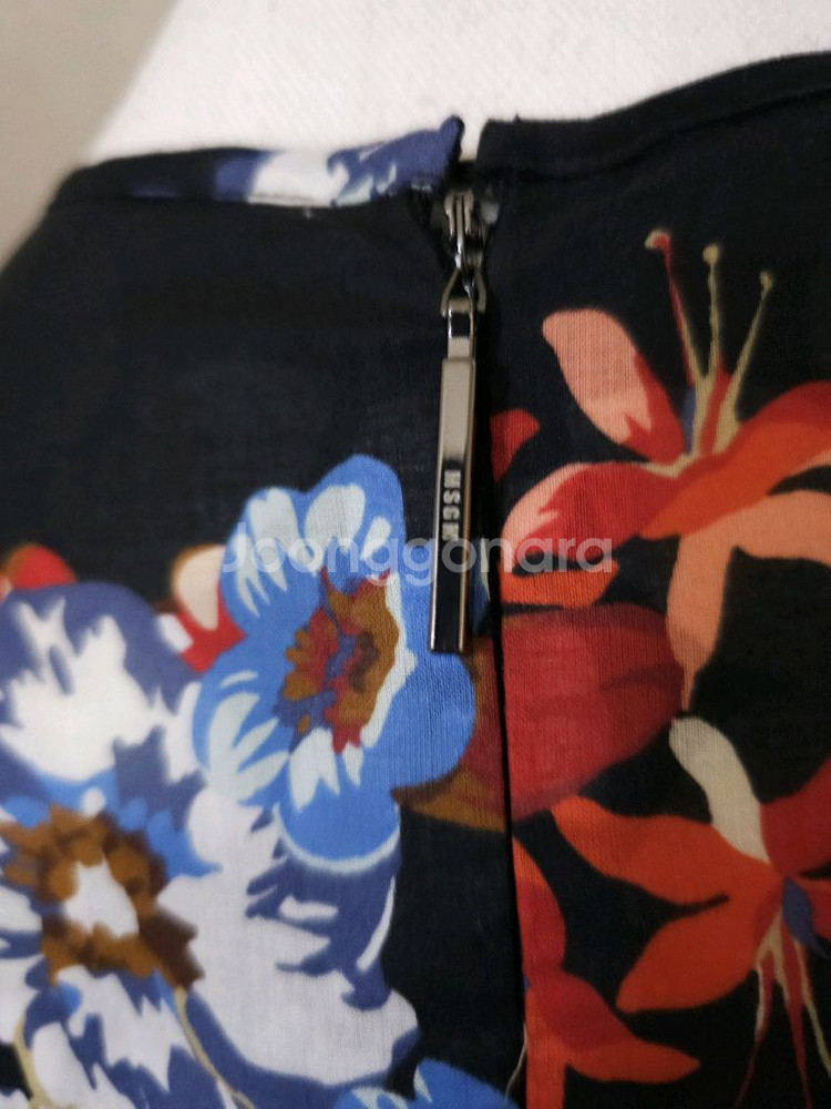 새상품)MSGM 플라워 캉캉 면 원피스 38--6