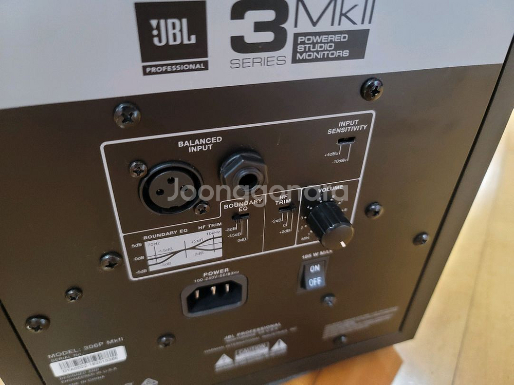 JBL 306P MKII 모니터 스피커 팝니다--1