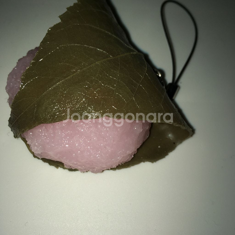 급처) 일본 사쿠라 모찌 키링 음식모형 키링 고전문구--6