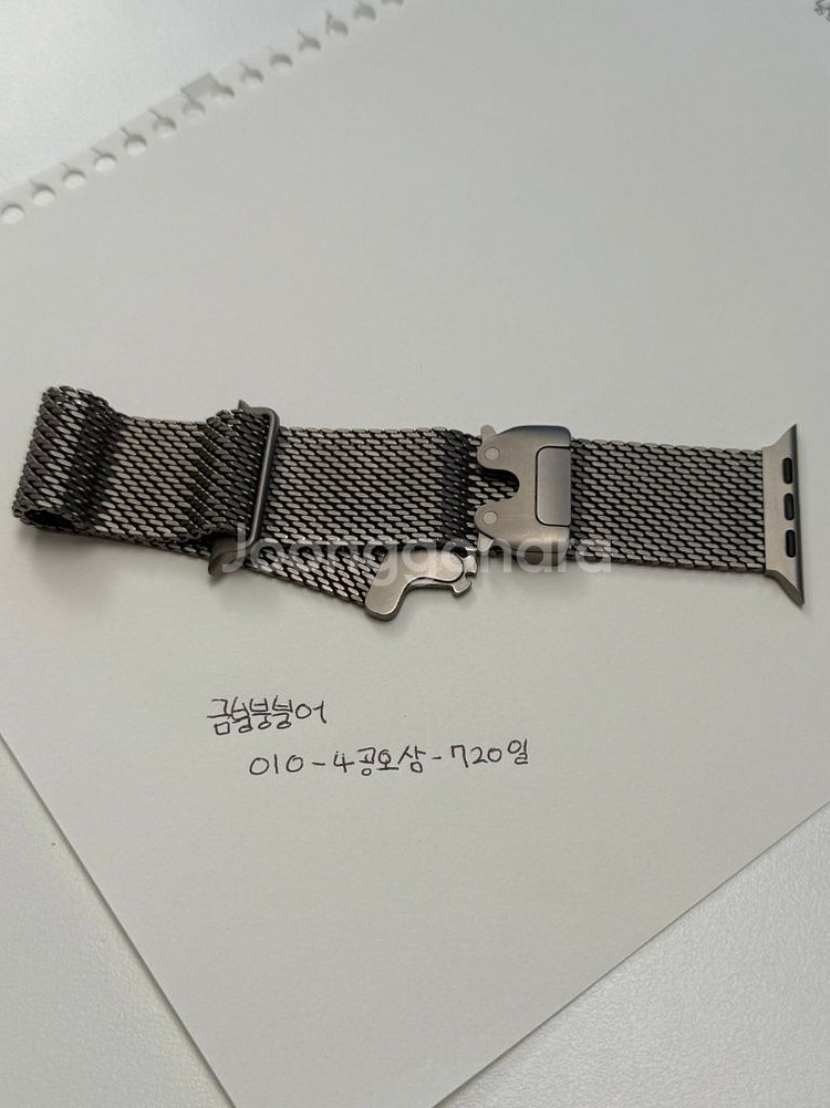 애플워치 티타늄 밀레니즈 루프 M--0