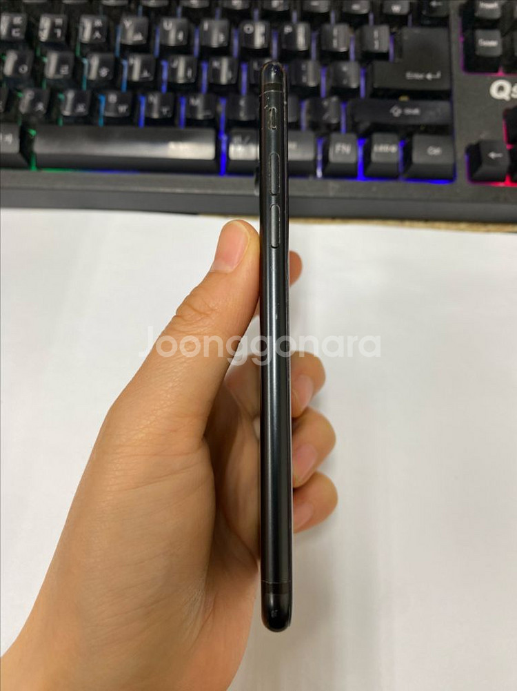 아이폰7 매트블랙 액정SS급 32G 녹음X 배터리93%--3