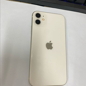아이폰11 화이트 외관깔끔 128GB 배터리100%