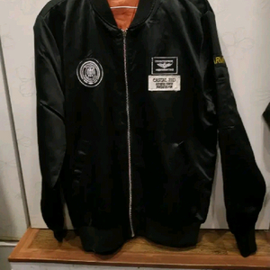 XL 블루종 항공 점퍼 블랙