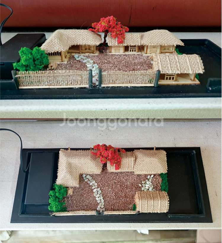 속보이는 투명 전통가옥 블루투스 노래방 스피커--1