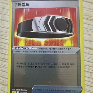 [포켓몬 카드] 구애벨트