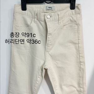 (반값택배무배)스판 면바지 팬츠 M