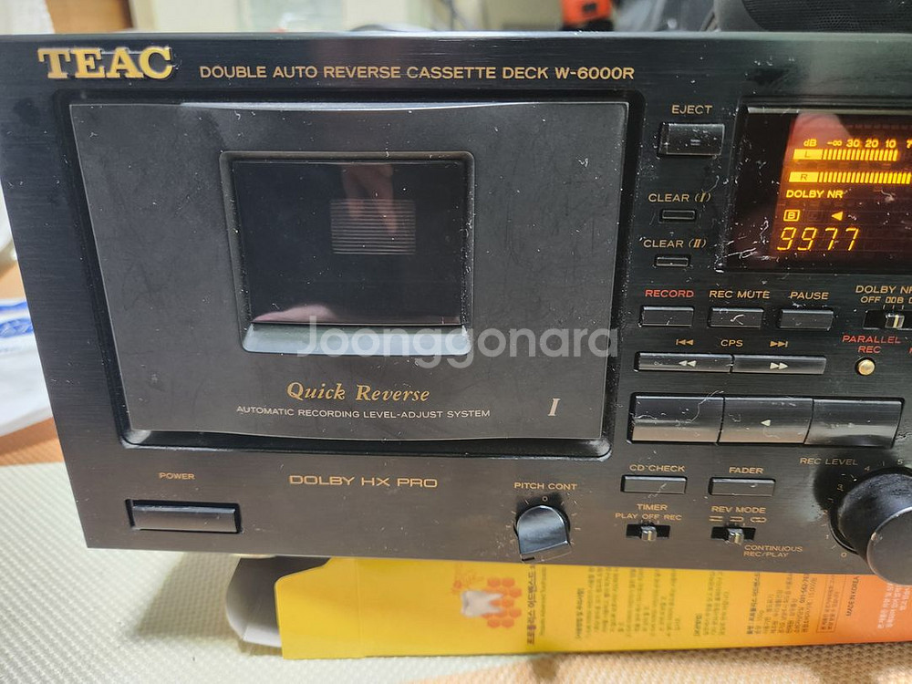 TEAC 더블데크 W 6000R 테이프데크--1
