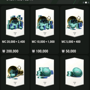 FC온라인 MC 20,000+2,400 x2