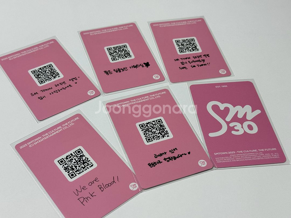 sm 30주년 포카_에스파, 레드벨벳, 보아, 나이비스--3