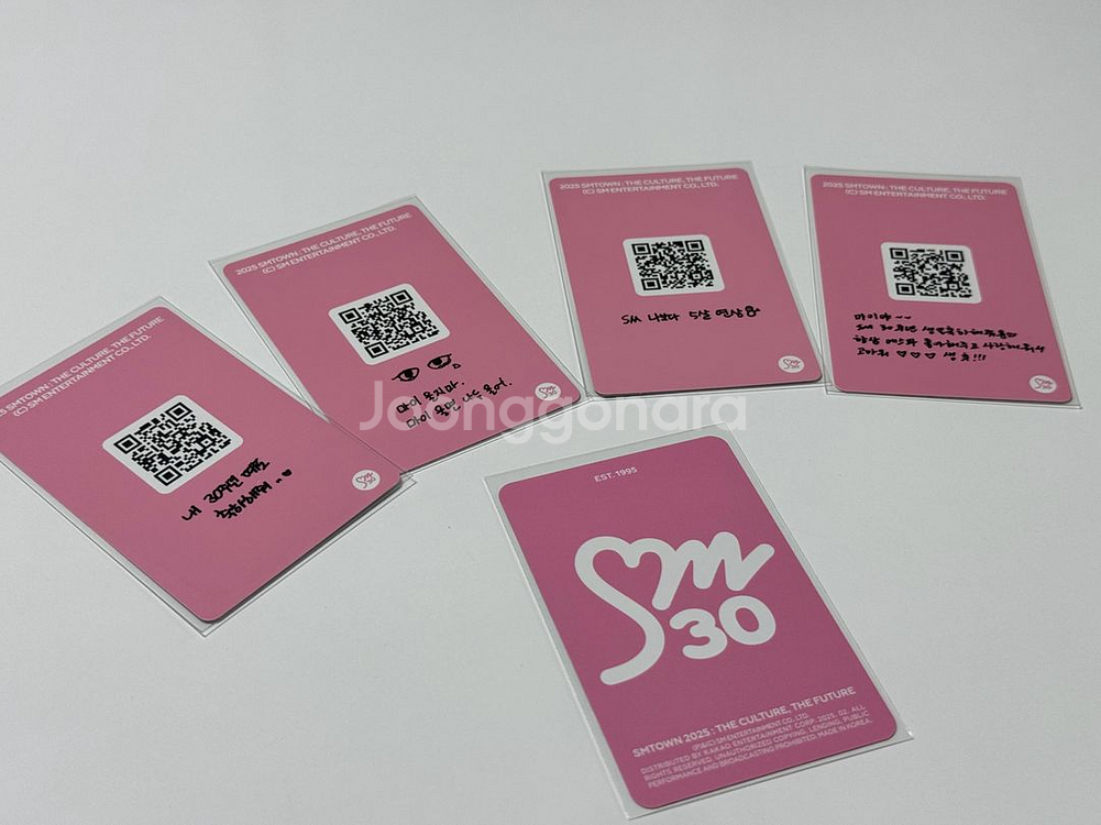 sm 30주년 포카_에스파, 레드벨벳, 보아, 나이비스--1