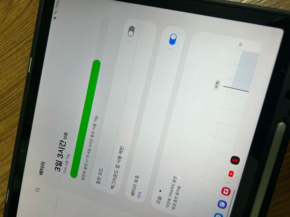 갤럭시 탭 S7 FE 128GB 미스틱 실버 이미지