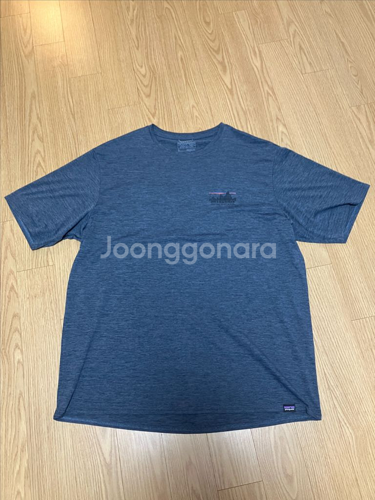 파타고니아 캐필린 쿨 데일리 그래픽 셔츠 L 청회색--0