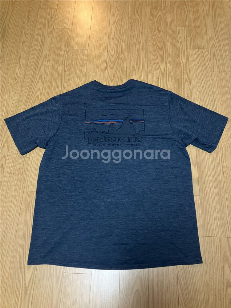 파타고니아 캐필린 쿨 데일리 그래픽 셔츠 L 청회색--3