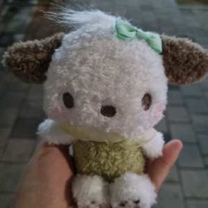 산리오 일본 한정판 포차코 새상품 키링 가방걸이 인형