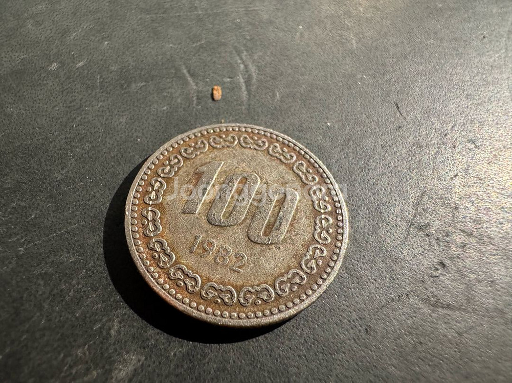 희귀동전100원 1982년--2