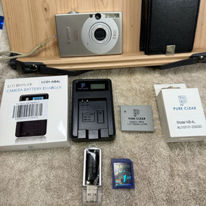 캐논 익서스70,디카,화이트,오리지널가죽파우치,작동외관