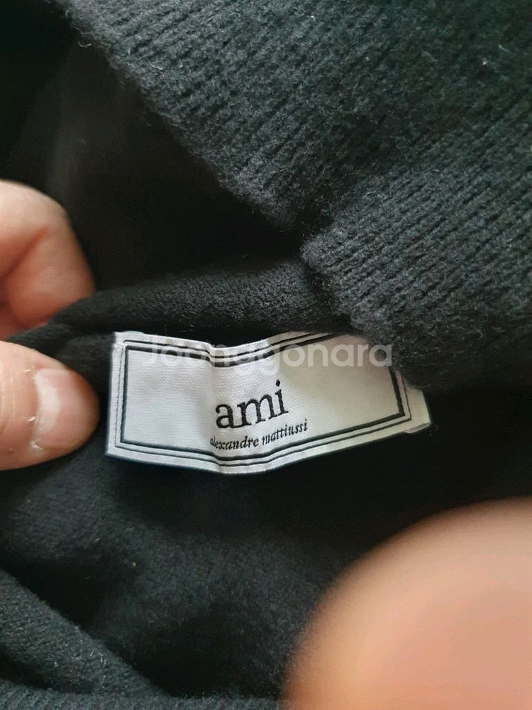 ami 아미 목폴라블랙)정품--2