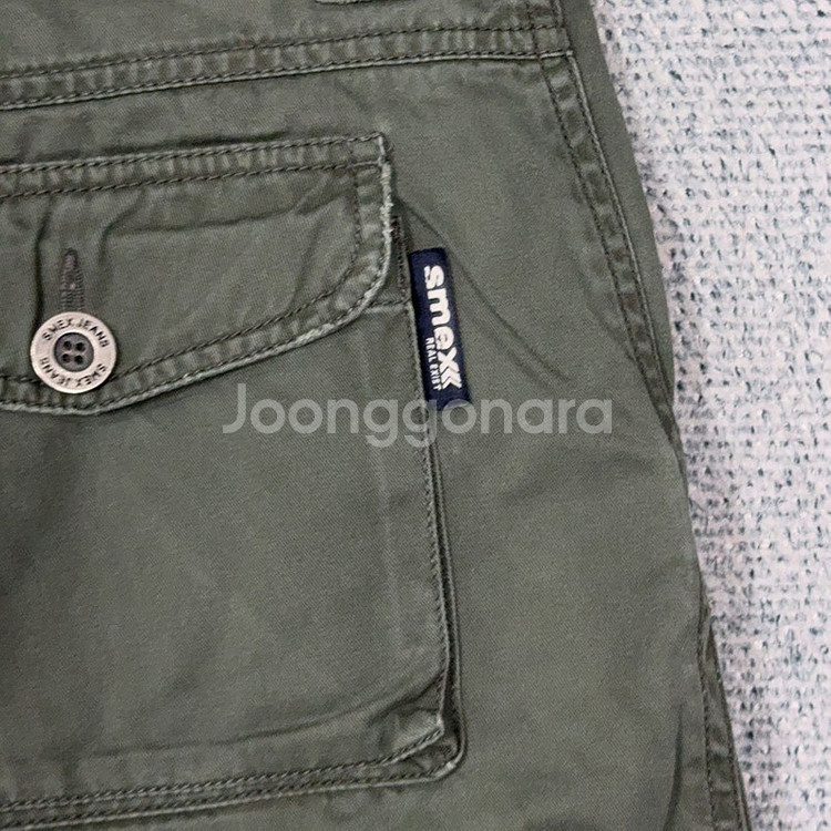 [SMEX] 빈티지 카키 Y2K 카고팬츠 30--5
