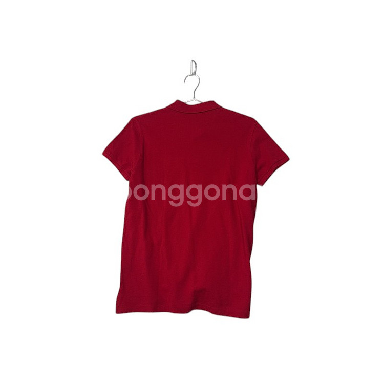 [폴로] 클래식핏 로고 레드 여성 반팔 카라티 M--0