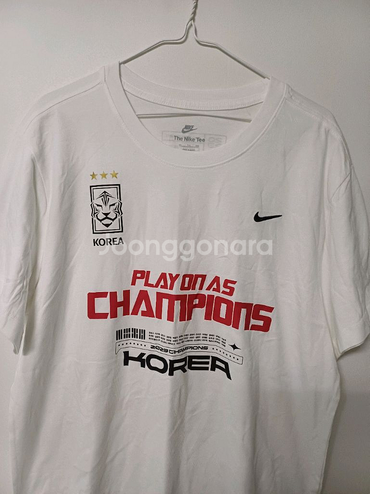 2023 아시안컵 축구 국대 선수단 반팔티셔츠(105)--2