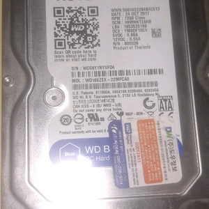 WD 1TB SATA 하드디스크 판매합니다