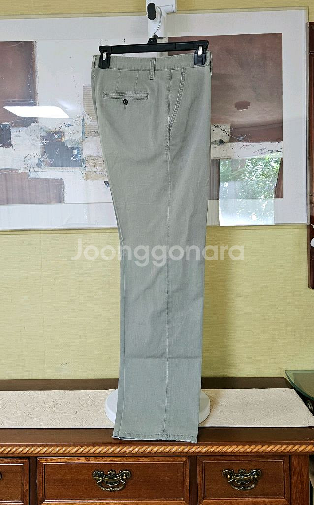 2장일괄(32인치) 솔티 고퀄 남성치노팬츠/ 원턱--0