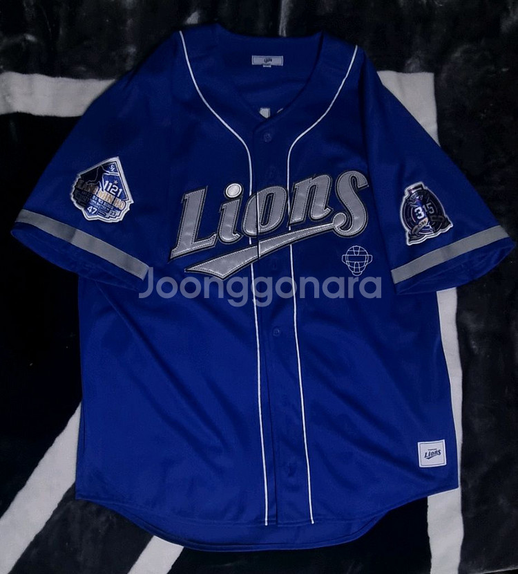 삼성 라이온즈 강민호 선수 기념 유니폼--1