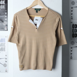 W(L-XL) 폴로 랄프로렌 반팔 티셔츠 스트라이프