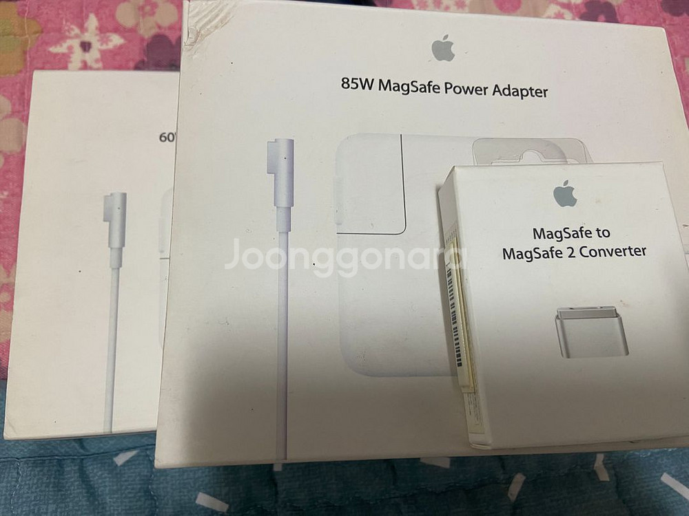 맥세이프1 60w 85w 2개 + 맥세이프2 컨버터--0