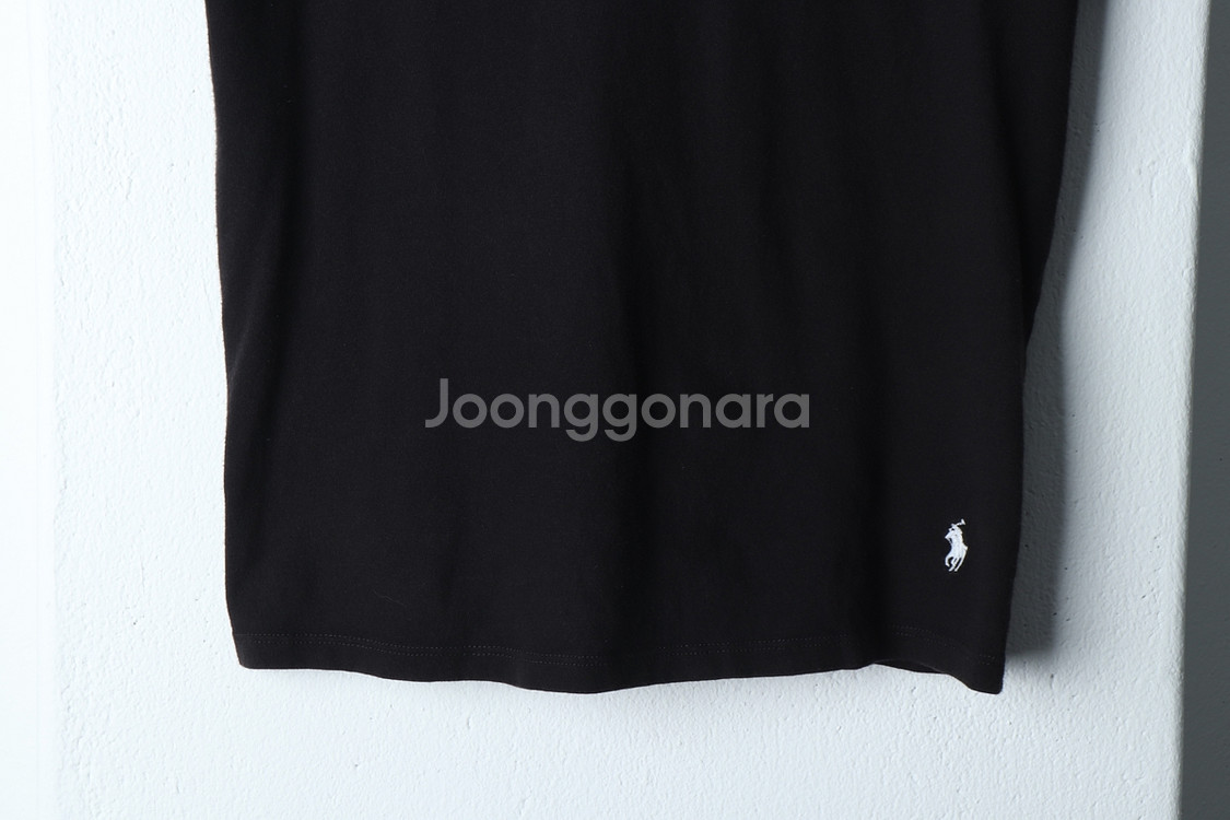 W(L-XL) 폴로 랄프로렌 반팔 티셔츠 블랙 포니--2