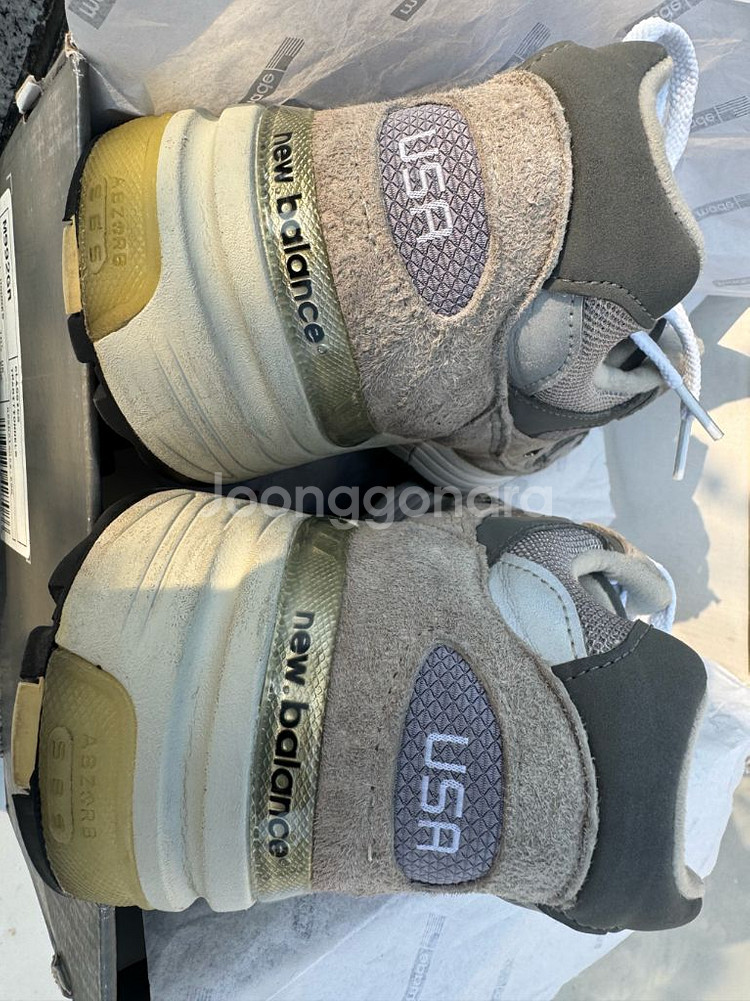 뉴발란스 992 그레이 메이드 인 USA 290사이즈--1