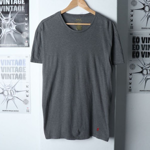 (L-XL) 폴로 랄프로렌 반팔 티셔츠 그레이 한정판