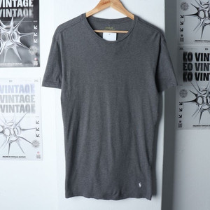 (L-XL) 폴로 랄프로렌 반팔 티셔츠 그레이 포니