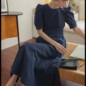 핏예쁜 르니나 남색원피스 s 새상품