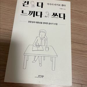 걷다 느끼다 쓰다 도서