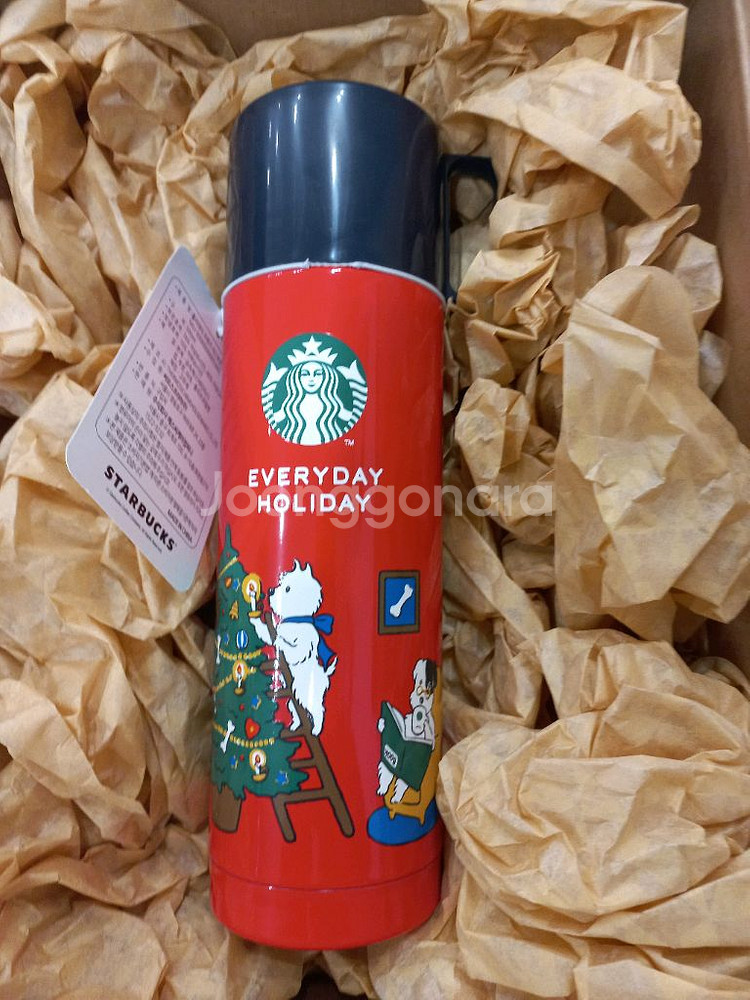 스타벅스 홀리데이 프렌즈 FEJ 보온병 500ML--0