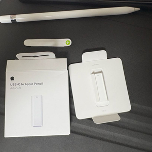 애플 정품 펜슬 1세대, USB-C 어댑터