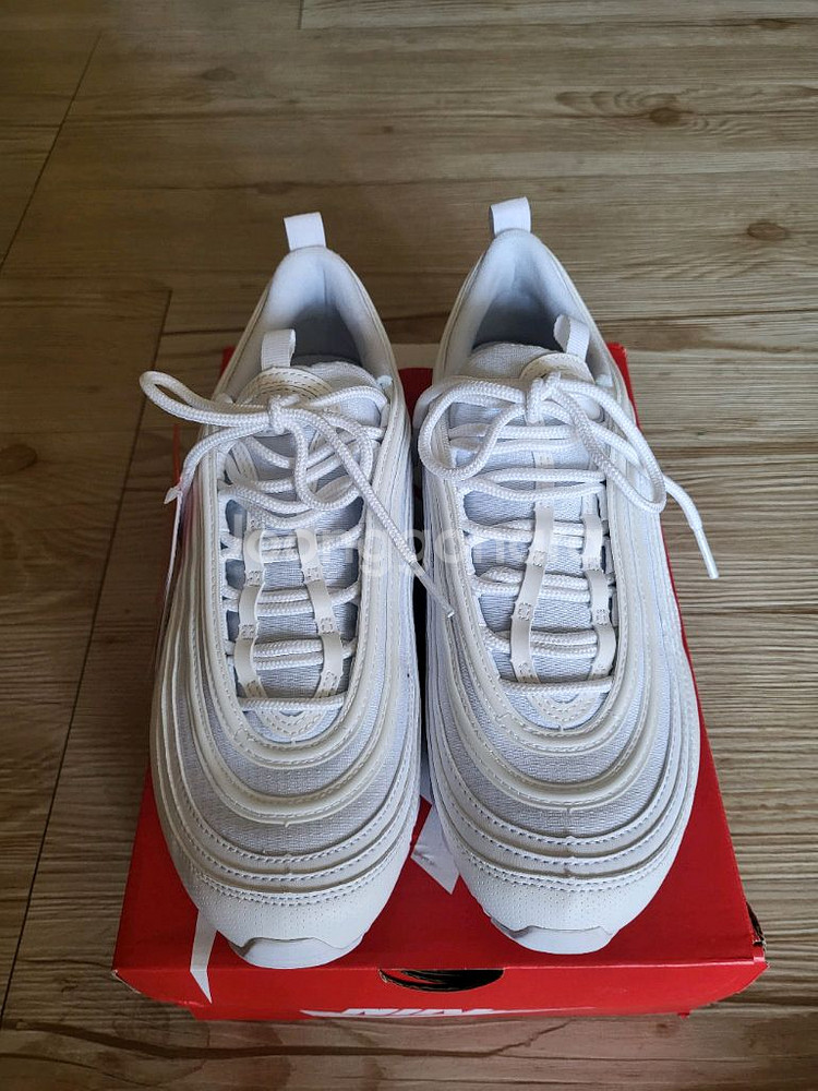 (새상품)나이키 에어맥스97(GS) 트리플 화이트--2