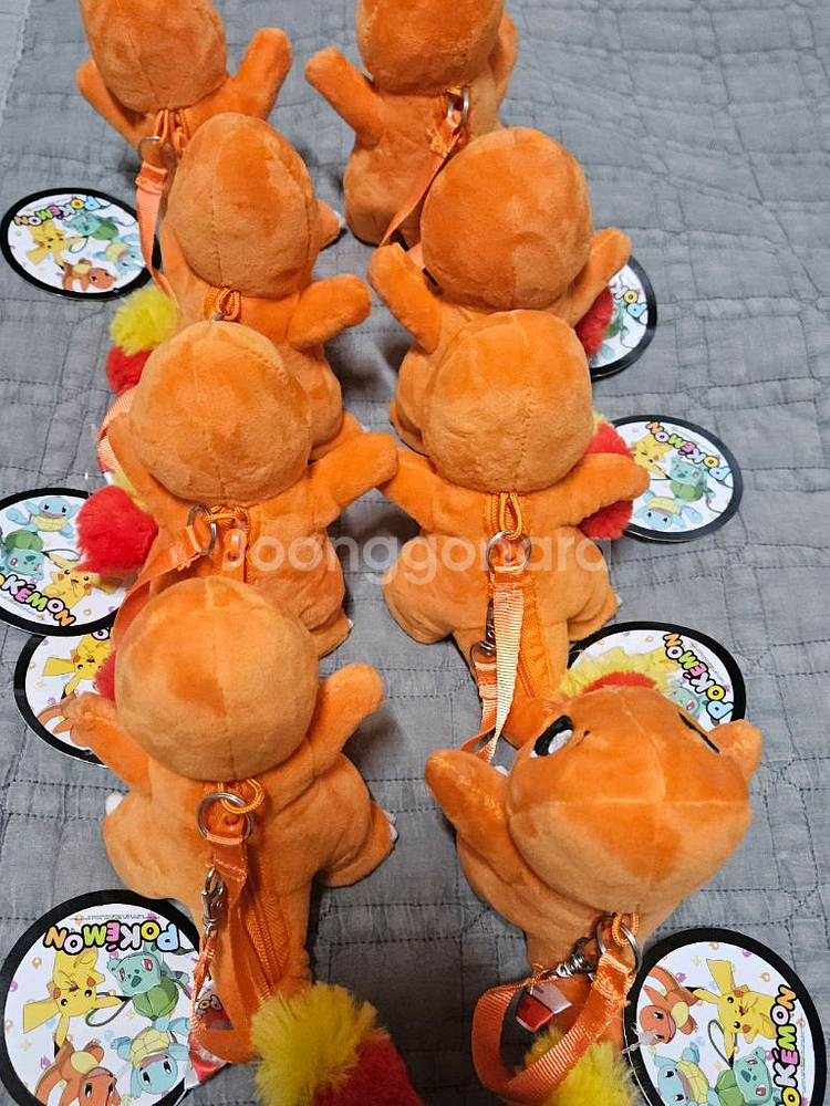 포켓몬 정품 파이리 봉제 키링 인형 판매합니다--1