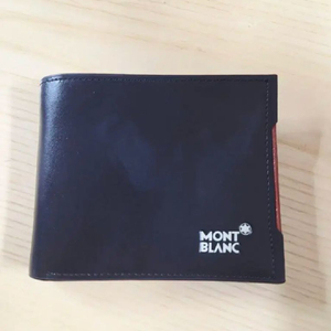 몽블랑 반지갑 블랙
