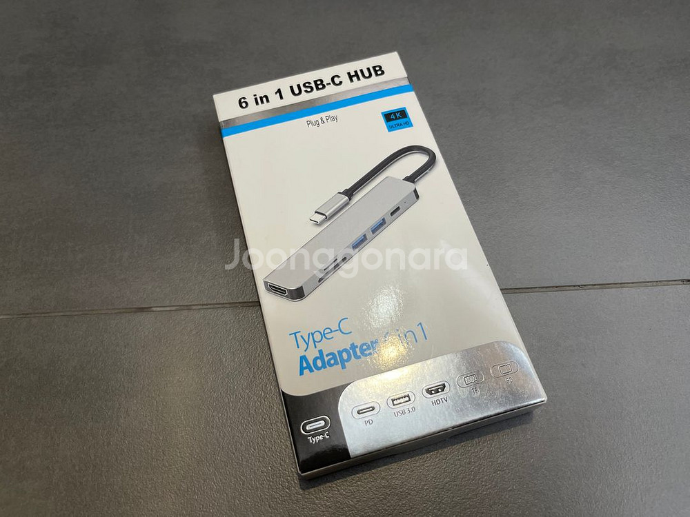 6 IN 1 C Type 멀티 USB허브 SY-213--0