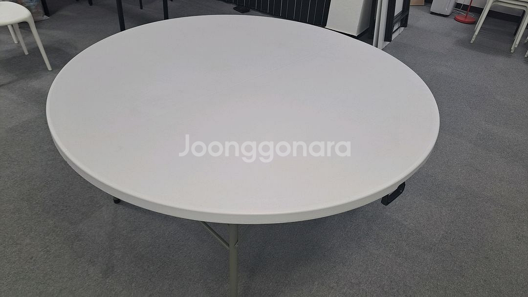 원형 테이블 접이식 판매 (2개, 지름 1540)--0