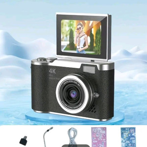 디지털 CCD 카메라,2.4인치 플립 스크린 및 LED