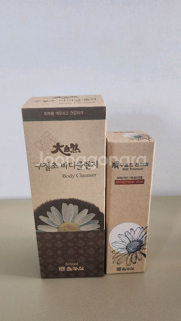 들꽃잠 구절초 바디클렌저 선크림 저자극 화장품--0