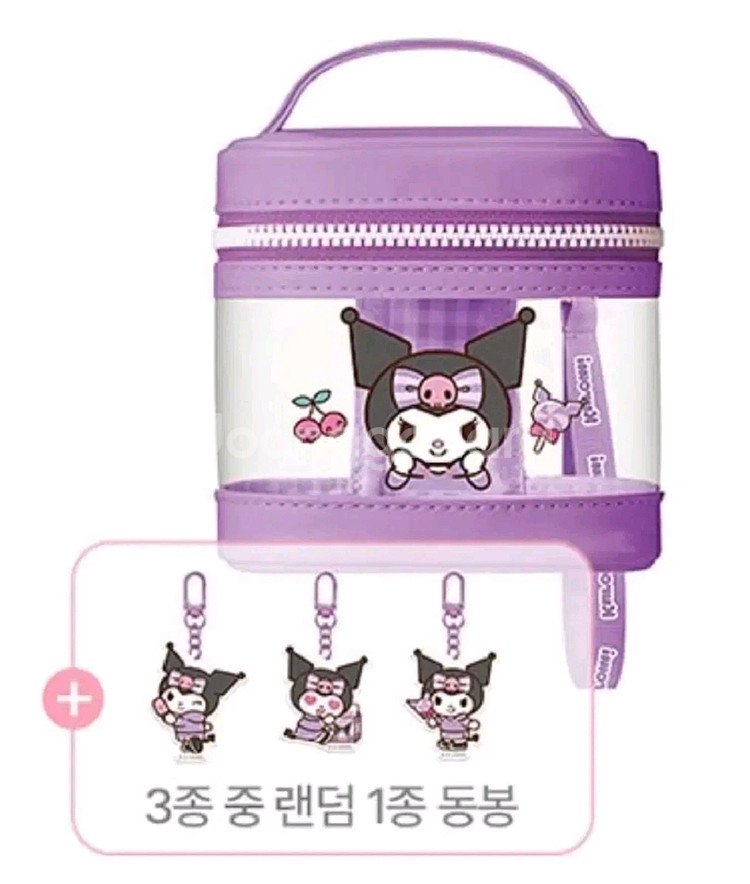(새상품) 어뮤즈 쿠로미 파우치 +키링--0